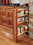 Rev-A-Shelf 432-BF-6C-18 Pull Out Wood Base Filler with Wood Shelves 6" wide, Price/Each