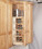 Rev-A-Shelf 448-WC-8C Wall Pull Out Shelving System 8" wide, Price/Each