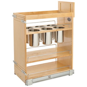 11in Utensil Organizer for 15in Frameless Cabinets (Soft Close)