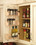 Rev-A-Shelf 4ASR-15 Door Mount Adjustable Wood Spice Rack maple 10-1/8" wide, Price/Each