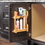 Rev-A-Shelf 4VR-15 11.25W Door Mount Storage Rack, Price/Each