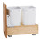 Rev-A-Shelf 4WC-18DM2 4WC Series Door Mount Waste Bins double bin 35qt white, Price/Each