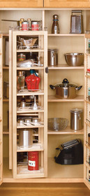 Rev-A-Shelf 4WSP18-45 Wood Swing Out Pantry 45" high.