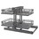 Rev-A-Shelf Solid Bottom Corner Opt Orion Gray, Price/Each