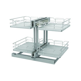 Rev-A-Shelf 53PSPE-15SC-FOG Solid Bottom Corner Optimizer ORION GRAY