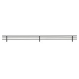 Rev-A-Shelf 24in Wire Shoe Rail MATTE BLACK