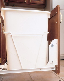 Rev-A-Shelf RV-DM-KIT-100 Door Mount Kit for White RV Series Pullout Waste Bins