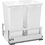 Rev-A-Shelf TWCSC-1850DM-2 TWC Series with Blum TandemBox Slides Double 50Qt Bin White, Price/Each