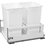 Rev-A-Shelf TWCSC-18DM-2 TWC Series with Blum TandemBox Slides Double 35Qt Bin White, Price/Each