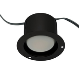 Specialty Lighting 8w LED Canister Light w/Flange Roll Switch Black