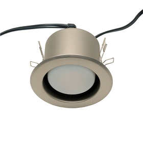 Specialty Lighting 8w LED Canister Light Flange & Clip No Switch Brushed Nickel
