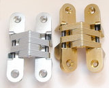 SOSS Satin Brass Invisible Concealed Hinge for 1-3/8