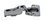 Sugatsune 100&#176; Stainless Steel Screw-on Hinge for 9/16" Overlay, Price/Each