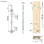 Sugatsune SUDSR 403 2300 Concealed Door Straightener DSR-403-2300, Price/Each