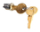 CompX Timberline Lock Plugs Polished Nickel Key # 100TA, Price/Each