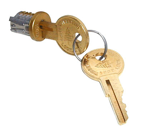 CompX Timberline Lock Plugs Polished Old English Key # 100TA