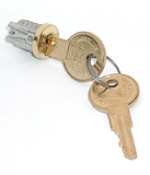 CompX Timberline Lock Plugs Polished Brass Key # 100TA
