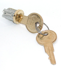 CompX Timberline Lock Plugs Polished Brass Key # 100TA