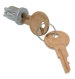 CompX Timberline Lock Plugs Polished Satin Nickel Key # 100TA