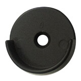 1-5/16" Open Rod Support Pins in Matte Black (Set of 2)
