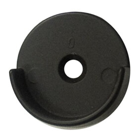 1-5/16&quot; Open Rod Support Pins in Matte Black (Set of 2)