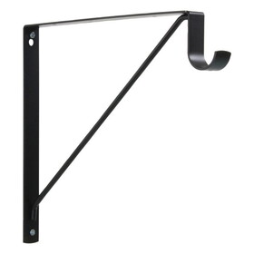 US Futaba 1-5/16 Rod &amp; Shelf Bracket Round Black
