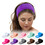 GOGO SPA Headband bulk, Facial Make Up Head Wrap, Terry Cloth Headband with Tape - Pink