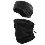 GOGO Set of Fleece Headband & Neck Gaiter, Ear Warmer, Unisex Hat (Price/Set)