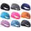 GOGO 9 Pack Women Yoga Headbands, Athletic Head Scarf Bandana Assorted Colors