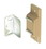 Epco Magnetic Catch - 1001-T-Ws, Bulk packed with strikes - Tan