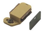 Epco Magnetic Catch - 1004-T-P, Tan, Polybagged with strikes and screws