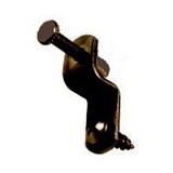 Epco Glass Clip Retainer, Satin Bronze Anodized