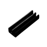 Epco Plastic Upper Guide - 2214-Bl, Satin Black Anodized