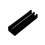 Epco Plastic Upper Guide - 2214-Bl, Satin Black Anodized