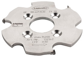 Hafele 002.18.012 T-Groove Diamond Cutter for Clamex P, For CNC 100.4 x 7 x 30 mm bore
