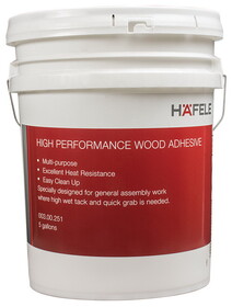 Hafele 003.00.251 H&#228;fele High Performance Wood Adhesive,5 gallon
