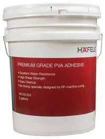 Hafele 003.00.253 H&#228;fele Premium Grade PVA Adhesive,5 gallon