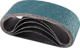 Hafele 005.32.530 Portable Belt,Resin Cloth Open,Zirconia Alumina 4" X 24",36 Grit