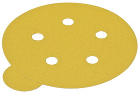 Hafele Abrasive Paper Disc 5" Aluminum Oxide PSA 5 Holes