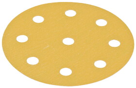 Hafele Abrasive Paper Disc 5" Aluminum Oxide PSA 9 Holes