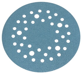 Hafele 005.34.500 Abrasive Filmbac Disc,5" Premium,Aluminum Oxide,Hook-N-Loop,40 Holes 40 Grit