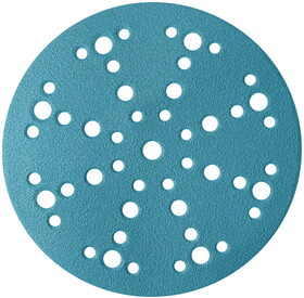 Hafele 005.34.560 Abrasive Filmbac Disc,Hook-N-Loop Premium 6",Premium Aluminum Oxide,49 Holes 80 Grit