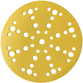 Hafele 005.34.580 Abrasive Disc,6" Aluminum Oxide,Hook-N-Loop,49 Holes 60 Gril