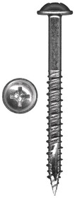 Hafele 010.88.902 Cabinet Installation Quickscrew, Washer Head, Partial Thread,Phillips, #14, Length: 3"; Zinc, Bulk Pack
