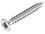 Hafele 015.31.543 Flat Head Screw, Hospa, countersunk head, PZ, fully threaded,Countersunk head, Zinc plated, PZ1, length: 16 mm, thread  3 mm, Price/100 Piece