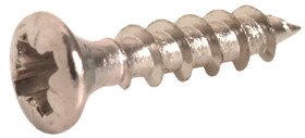 Hafele 015.55.880 Chipboard Screw, Hospa, raised head, PZ, fully threaded, with cross slot,Length: #8 x 1 1/2"