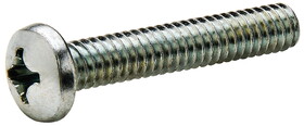 Hafele 020.42.282 Decorative Hardware Screws, Pan Head, Phillips Drive, 1/4"-20,1/4-20 x 3"