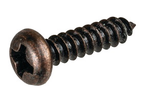 Hafele 020.45.040 Pan Head Screw, #2 Phillips Drive