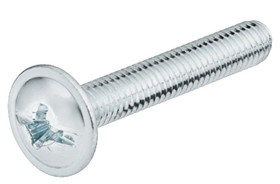 Hafele 022.35.253 Threaded Screw, Flat Head, M4 Combination Cross Slot, Galvanized