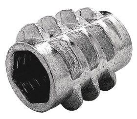 Hafele 030.06.166 Type E Insert,1/4-20,Screw-Mounted Nickel,13 mm Length